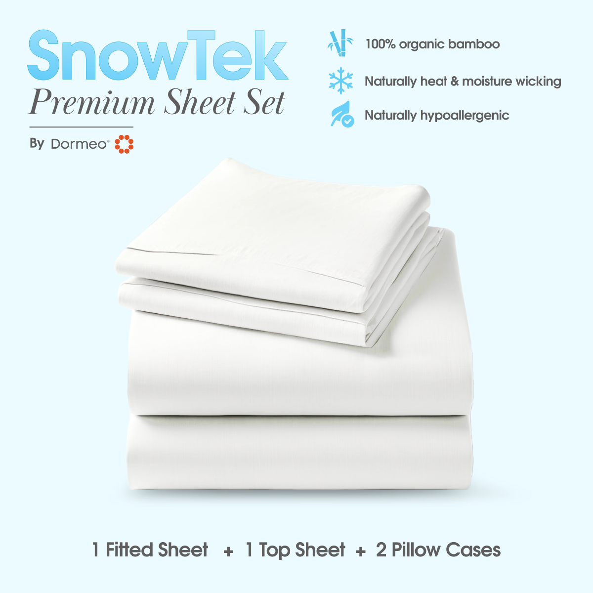 The SnowTek Premium Sheet Set by Dormeo® - 40% off